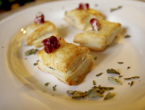 Cranberry Goat Cheese & Herb Hot Pockets